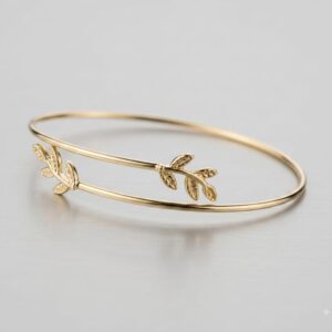 GOLD LEAF VINE BANGLE 20% off