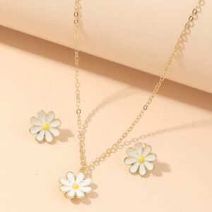 DAISY ENAMEL JEWELRY SET 20% off
